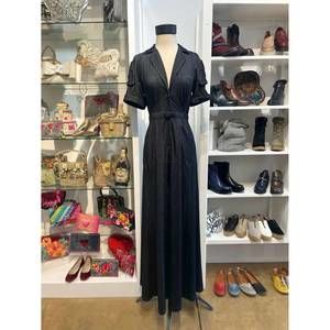 NEW BYRON LARS denim jumpsuit in grey/black